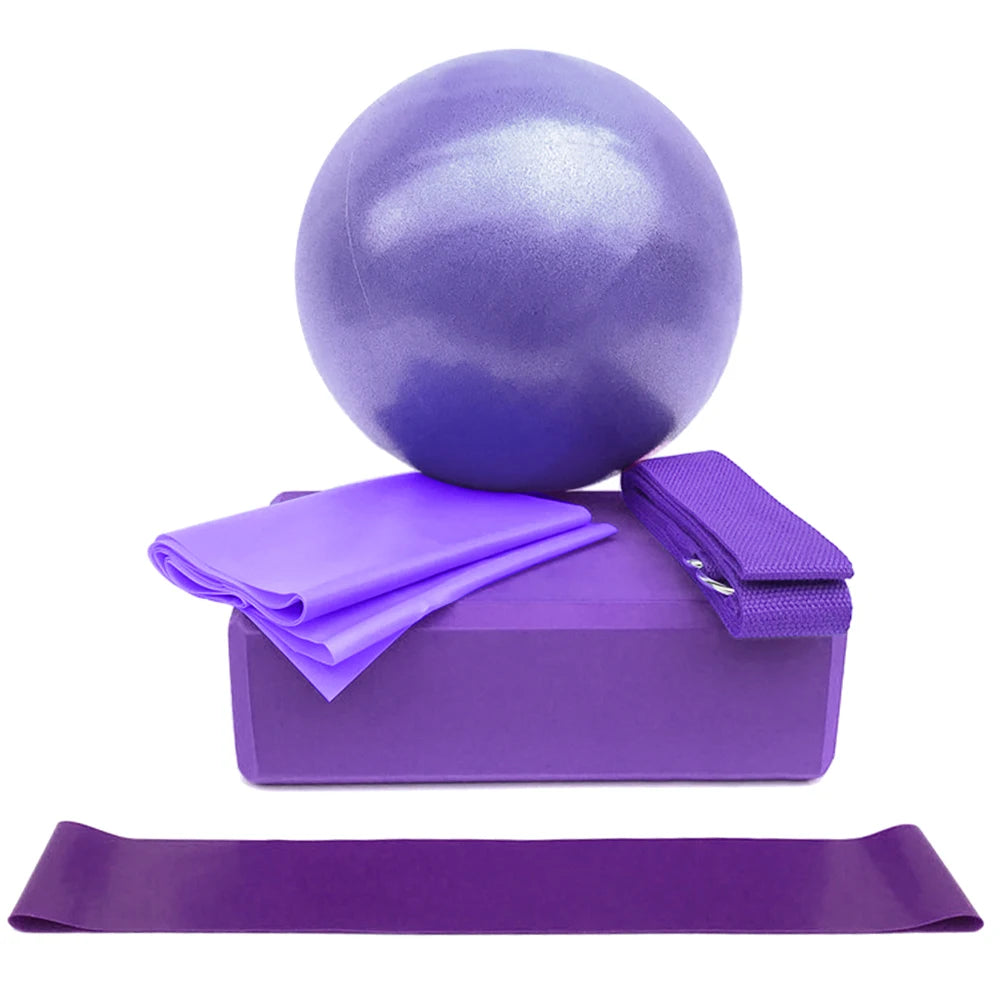 5Pcs Yoga Ball Kits and Sets for Beginner