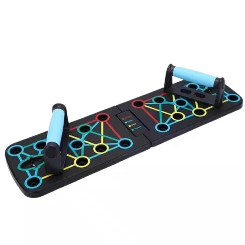 Multi-Functional Detachable Push up Board in Black, Home Workout Accessories