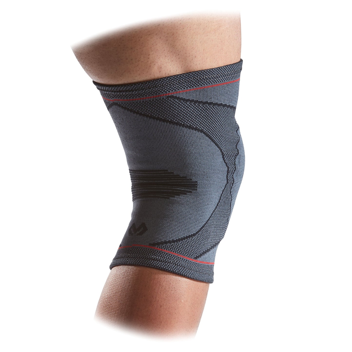 Unisex Fitness Knee Compression Knit Sleeve with Gel Buttress Large/Extra Large
